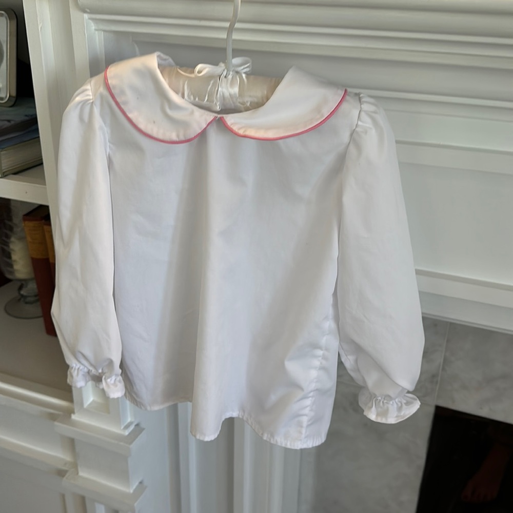 TBBC Pink-lined Peter Pan Blouse